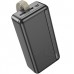Power Bank Hoco J91B 30000mAh με USB LED Ένδειξη Μπαταρίας Μαύρο